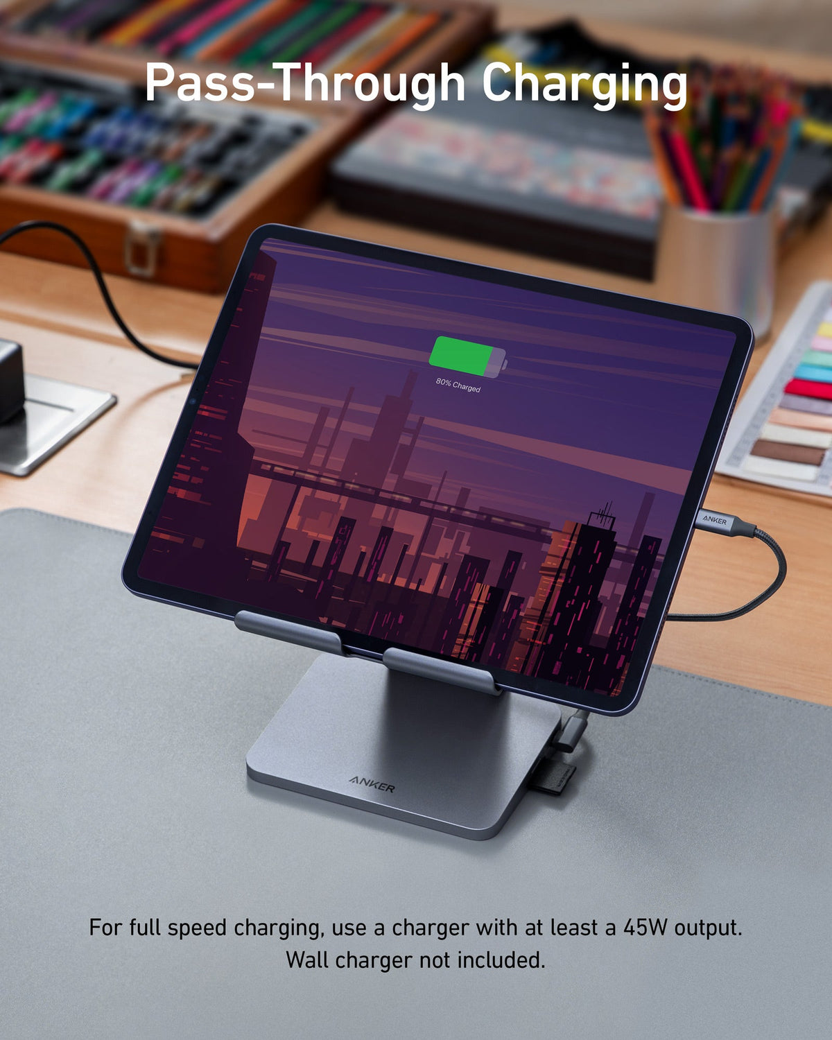 Anker 551 USB-C Hub (8-in-1, Tablet Stand)