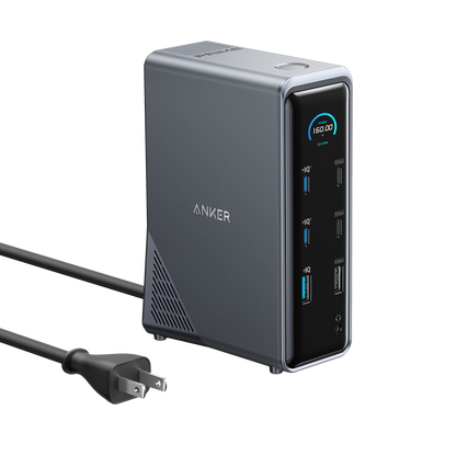 Anker Prime Charging Docking Station (14-in-1, Dual Display, 160W)