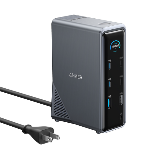 Anker Prime Charging Docking Station (14-in-1, Dual Display, 160W)